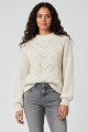 Pull en maille Rubine beige clair