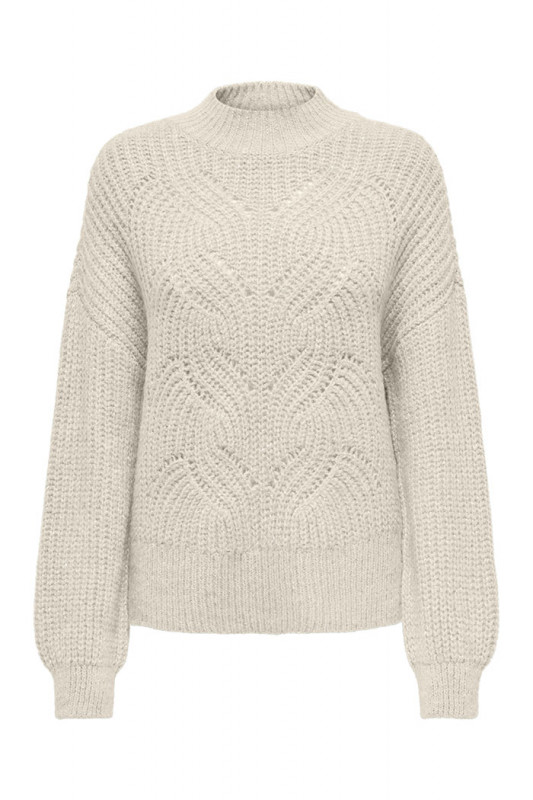 Pull en maille Rubine beige clair only