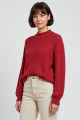 Pull en maille Rubine rouge