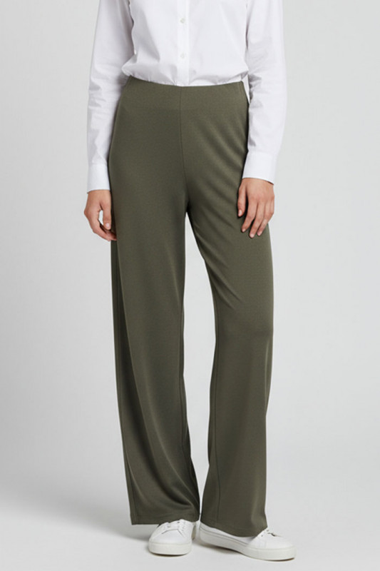 Pantalon ample Geggo vert olive
