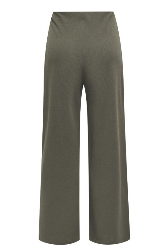 Pantalon ample Geggo vert olive femeture à glissière femme JDY