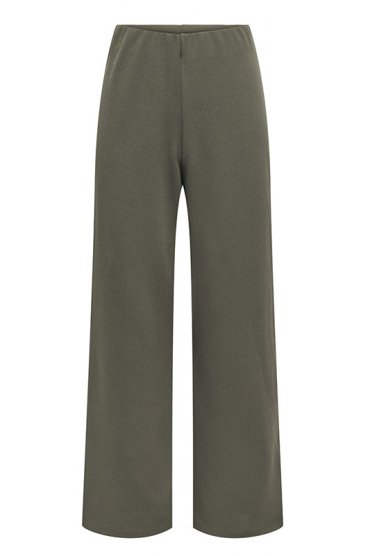 Pantalon ample Geggo vert olive JDY  fermeture à glissière