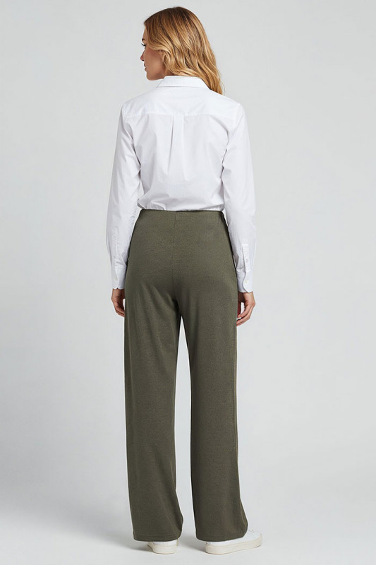 Pantalon ample Geggo vert olive femme JDY