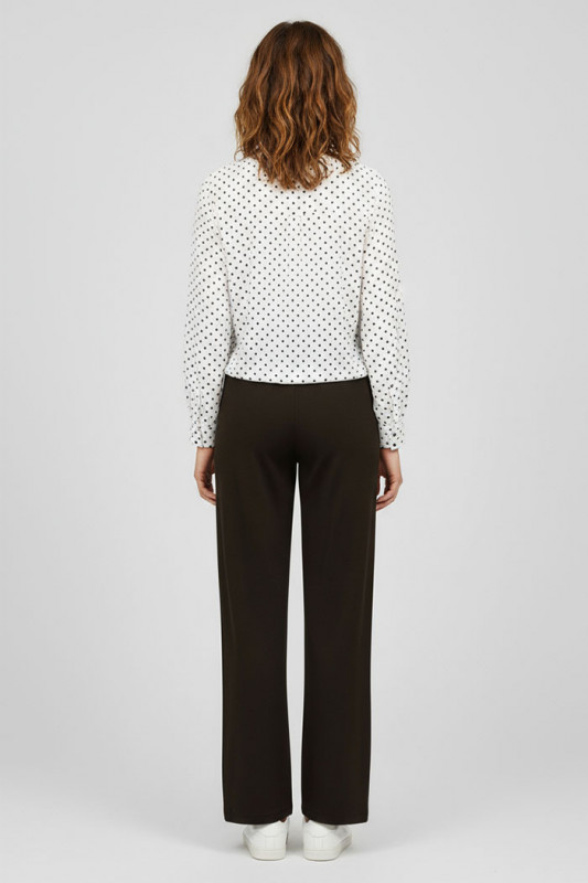 Pantalon ample Geggo noir femme JDY