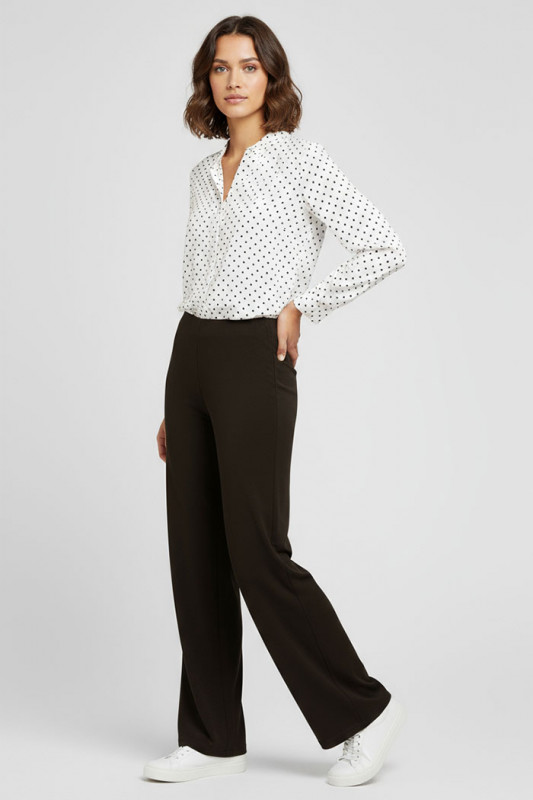 Pantalon ample Geggo noir