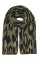 Echarpe oversize Kalamata imprimé léopard
