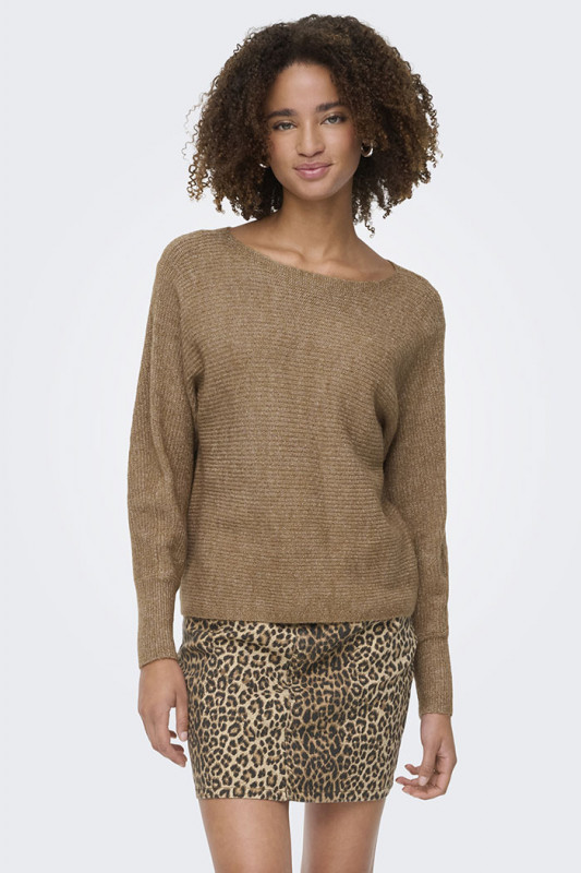 >Pull en maille Deni Toasted coconut femme