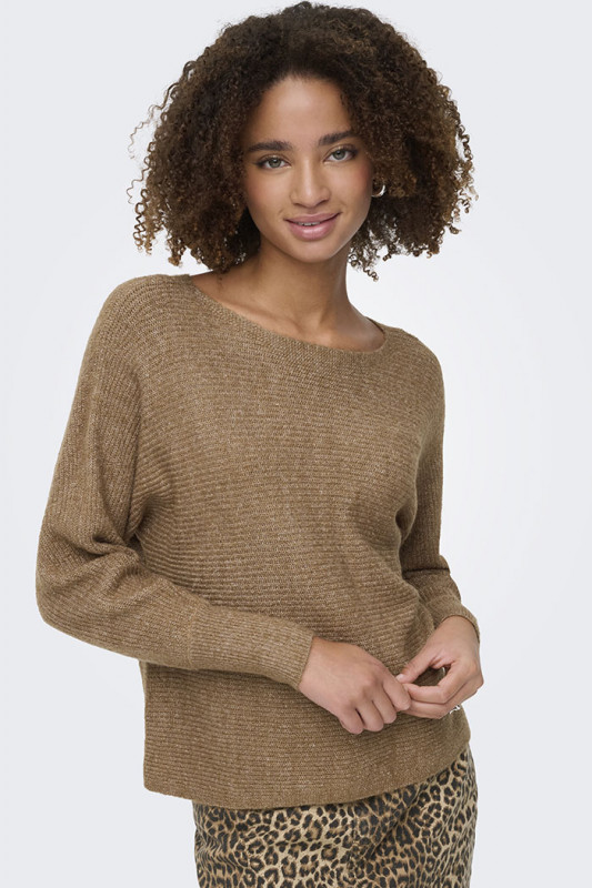 >Pull en maille Deni Toasted coconut Only