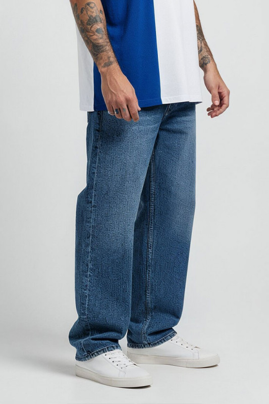 Jeans Halex Orginal blue denim Baggy homme