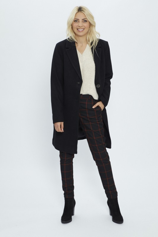 Manteau caban noir