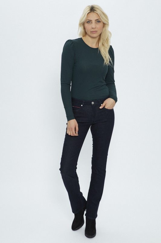 Jeans droit brut