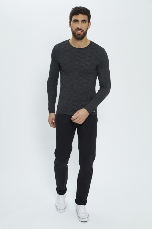 Pantalon chino noir