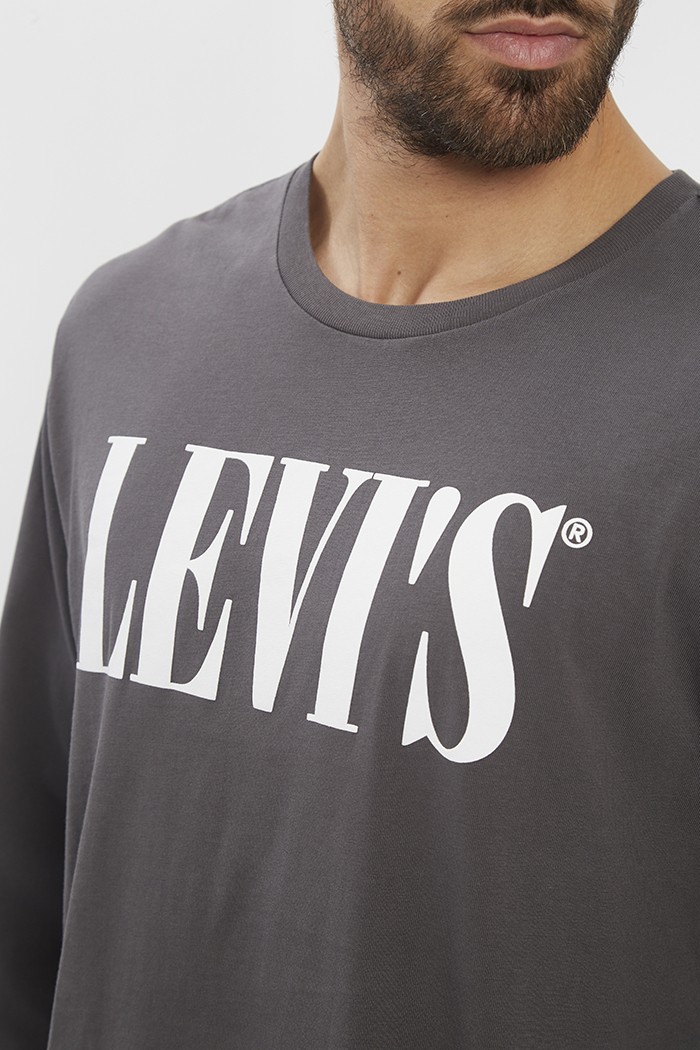 Levi's T-Shirt Mc Homme LEVIS GRIS pas cher - T-shirt manches courtes homme  LEVIS discount