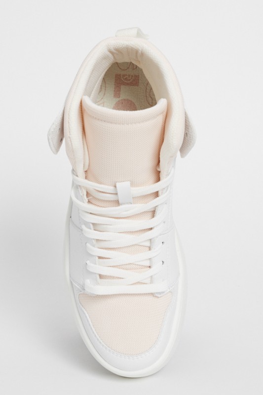 Baskets montantes blanches