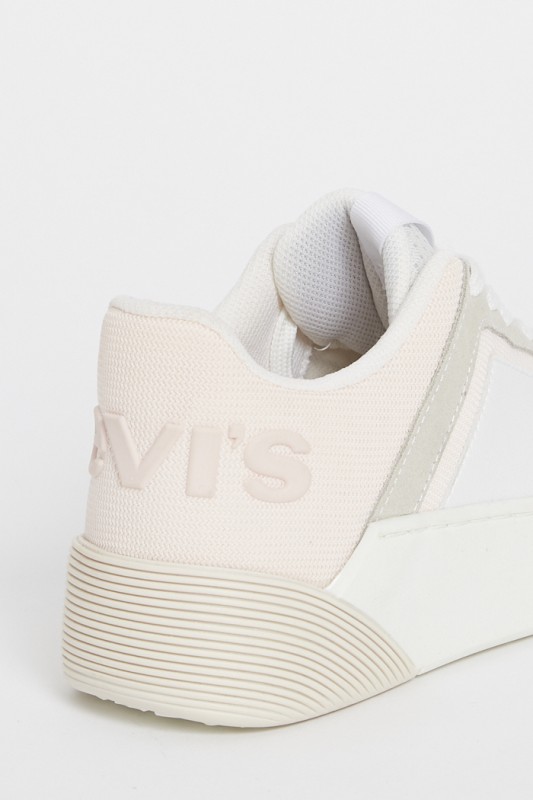 Baskets blanche et rose