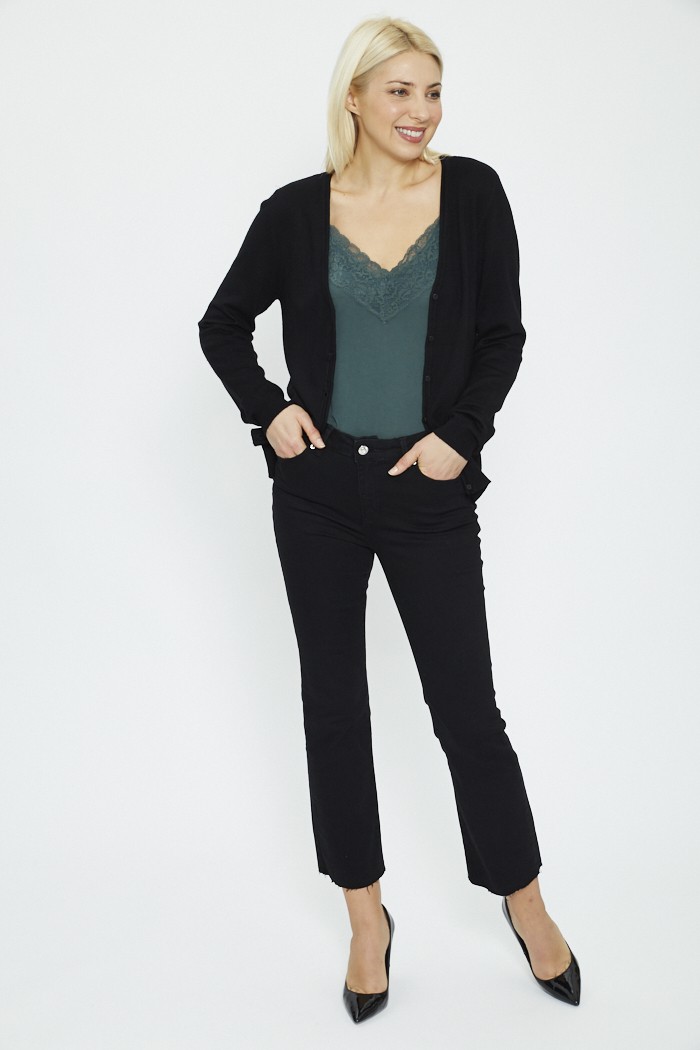 Hevò Women's Novoli Modal Blend Shirt Black