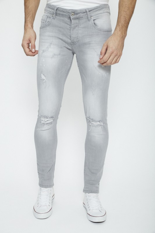 Jeans skinny usé