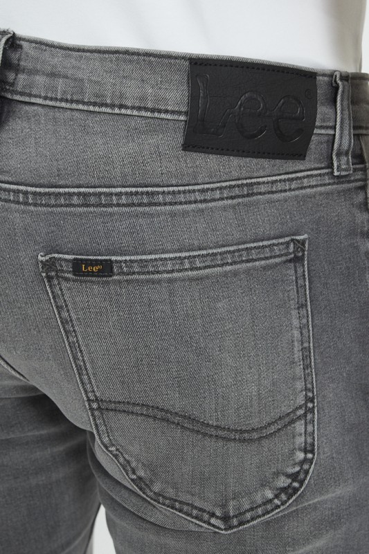 Jeans slim luke gris délavé Lee