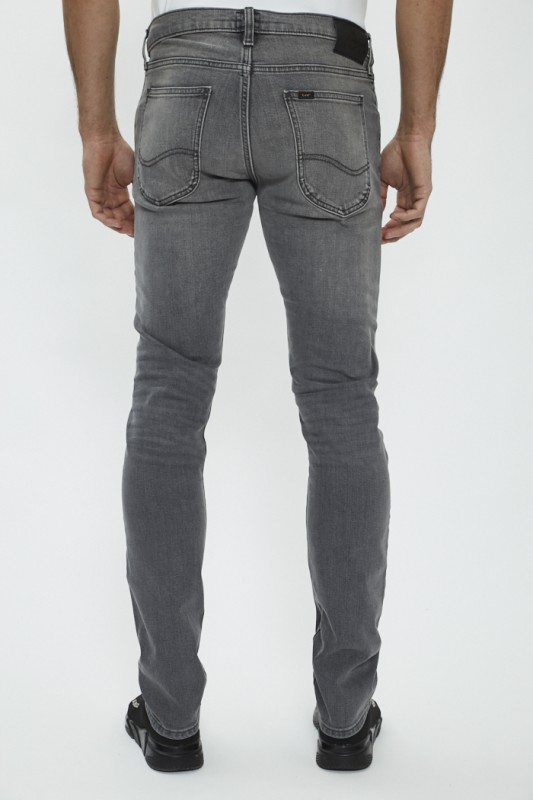 Jeans slim luke gris délavé Lee