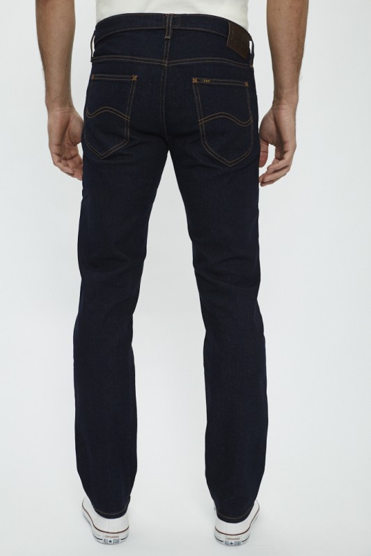 Jeans droit brut modèle Daren de Lee pour homme coton mélangé