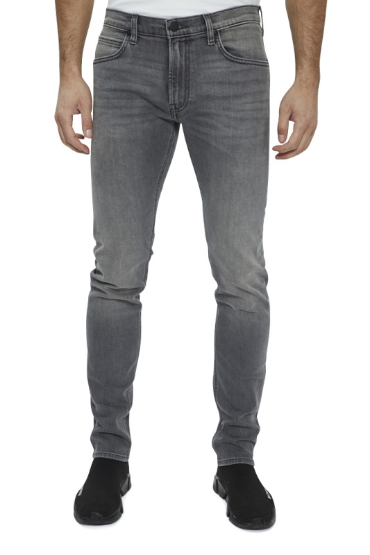 Jeans slim luke gris délavé Lee