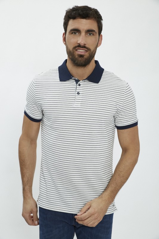 Polo à rayures