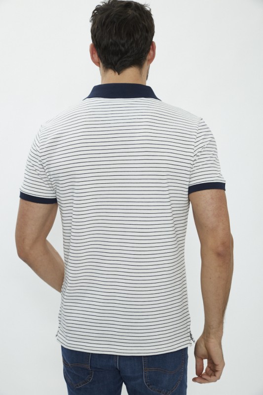 Polo à rayures