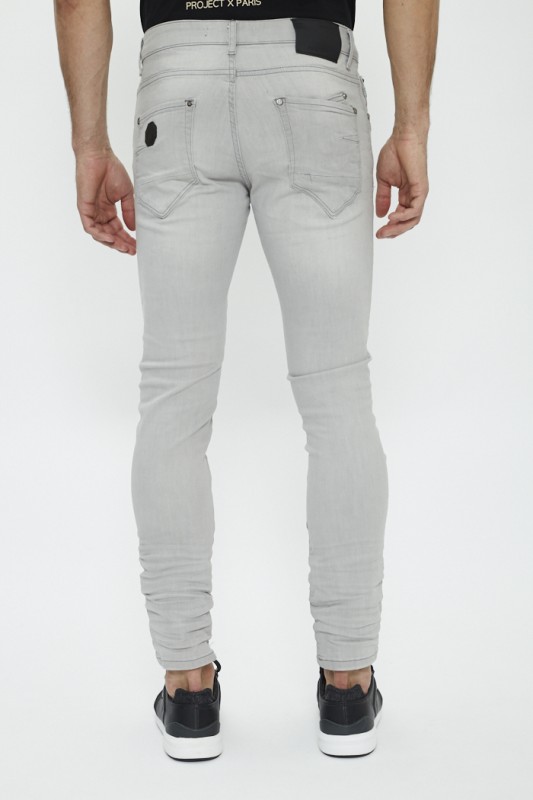 Jeans slim usé
