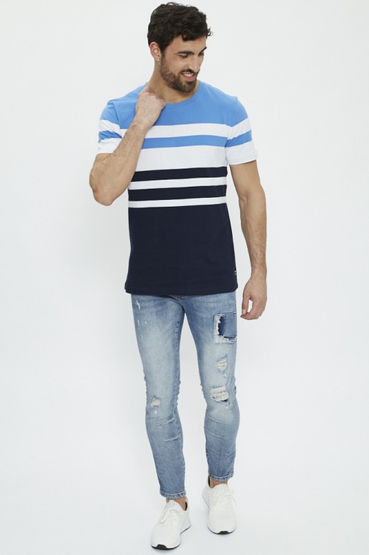 T-shirt à rayures