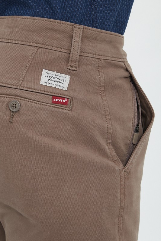 Pantalon chino marron