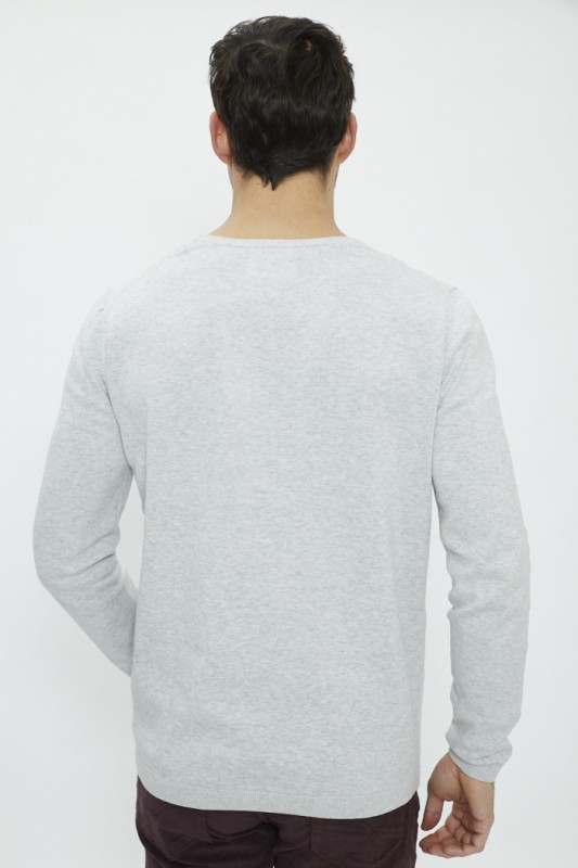 Pull gris 