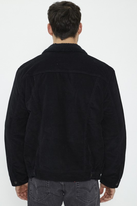 Veste sherpa velours