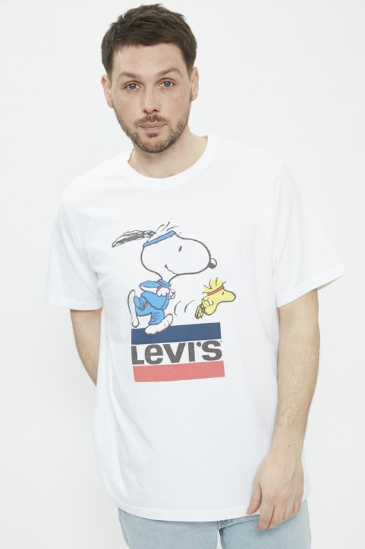 T-shirt blanc Snoopy