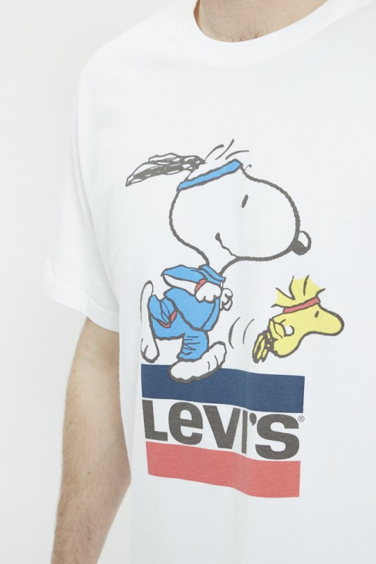 T-shirt blanc Snoopy
