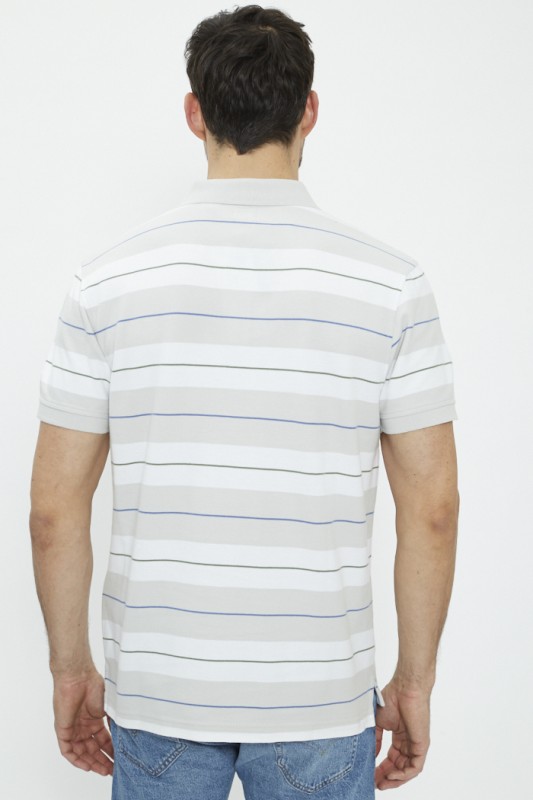 Polo à rayures