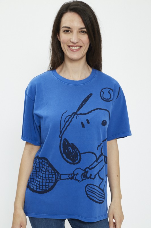 T-shirt bleu snoopy