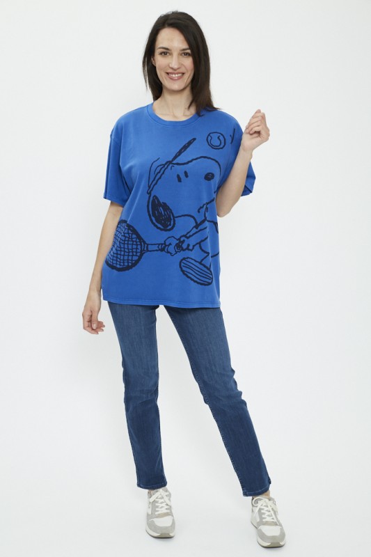 T-shirt bleu snoopy
