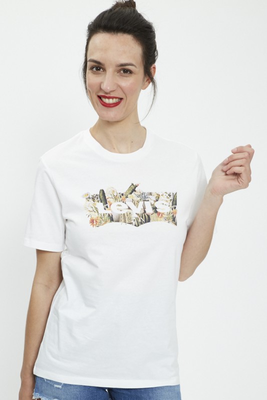 T-shirt blanc unisexe