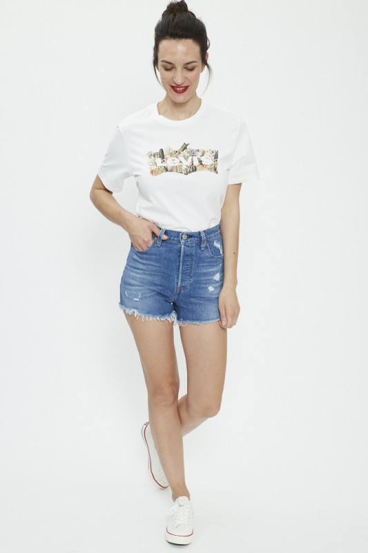 T-shirt blanc unisexe