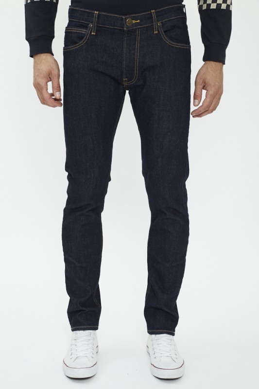 Jeans slim modèle luke de Lee pour homme en coton et élasthanne