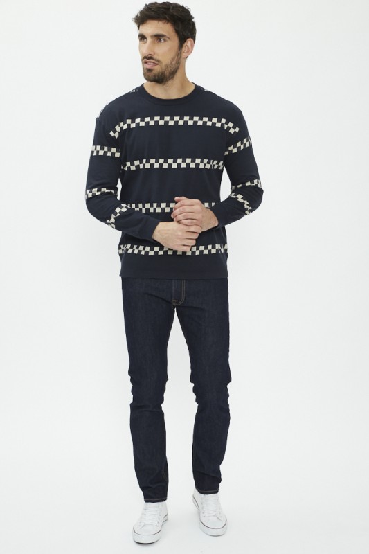 Jeans slim modèle luke de Lee pour homme coton mélangé