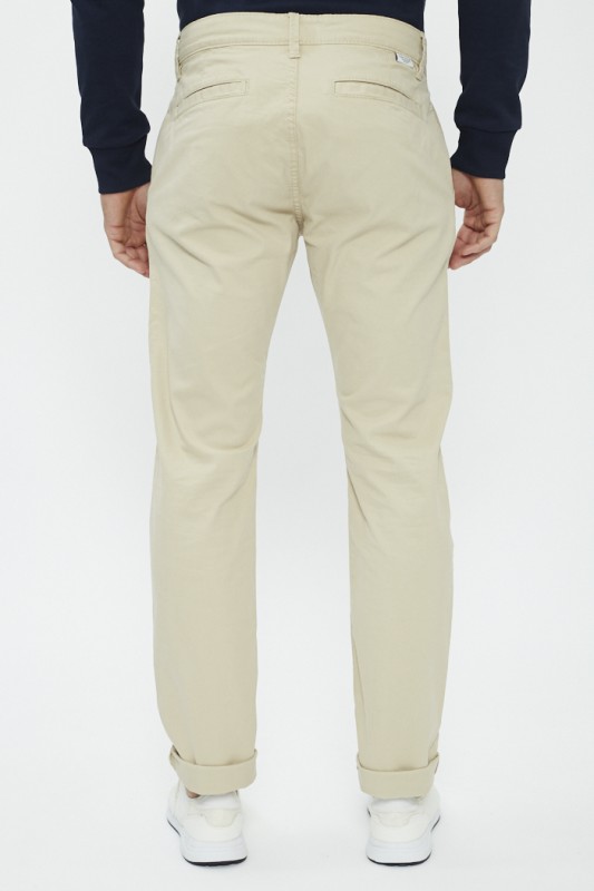 Pantalon chino beige