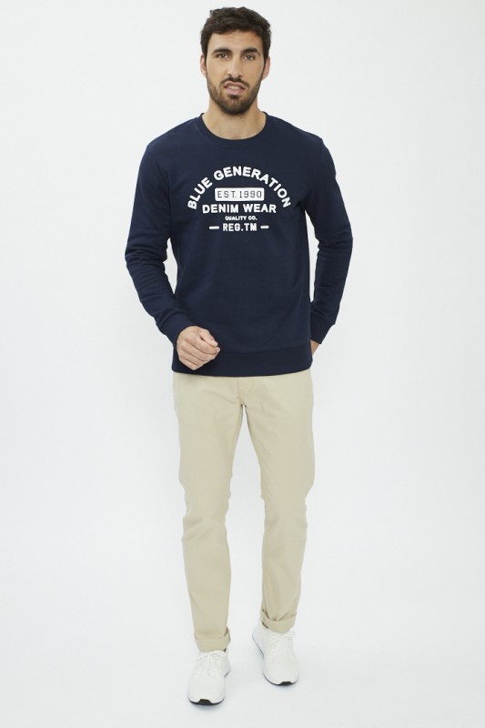 Pantalon chino beige