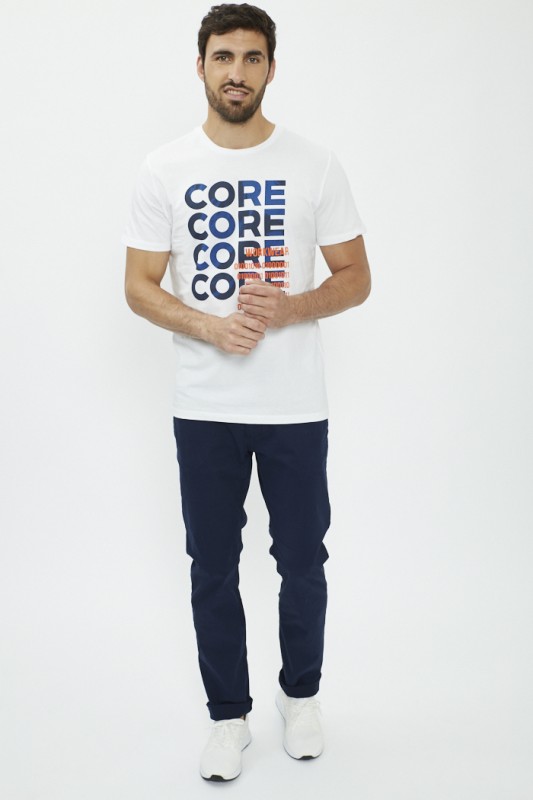 Pantalon chino marine
