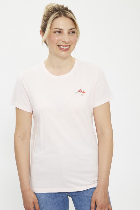 T-shirt rose 