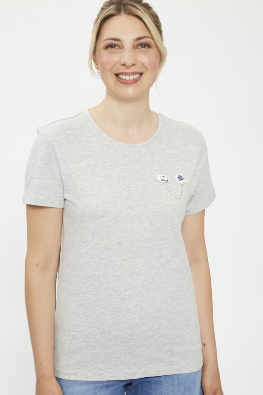 T-shirt gris 
