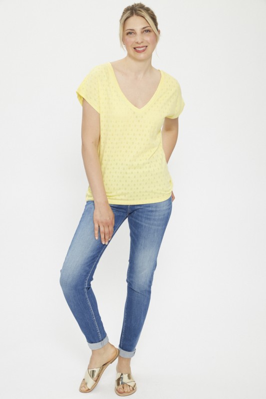 T-shirt col V 