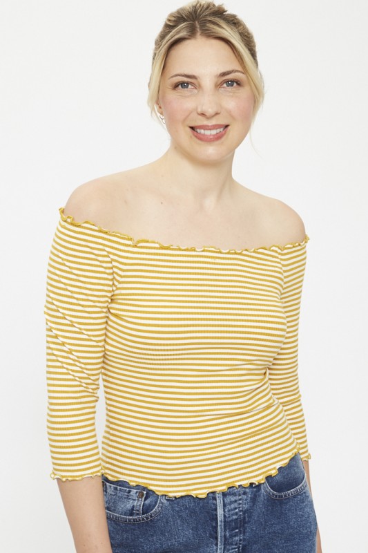 Top à rayures 