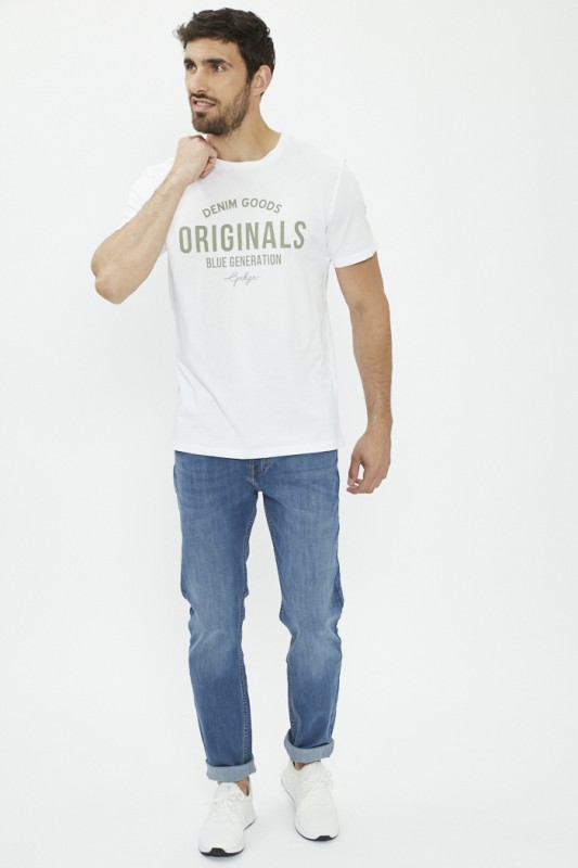 Jeans regular daren mid porter blue homme