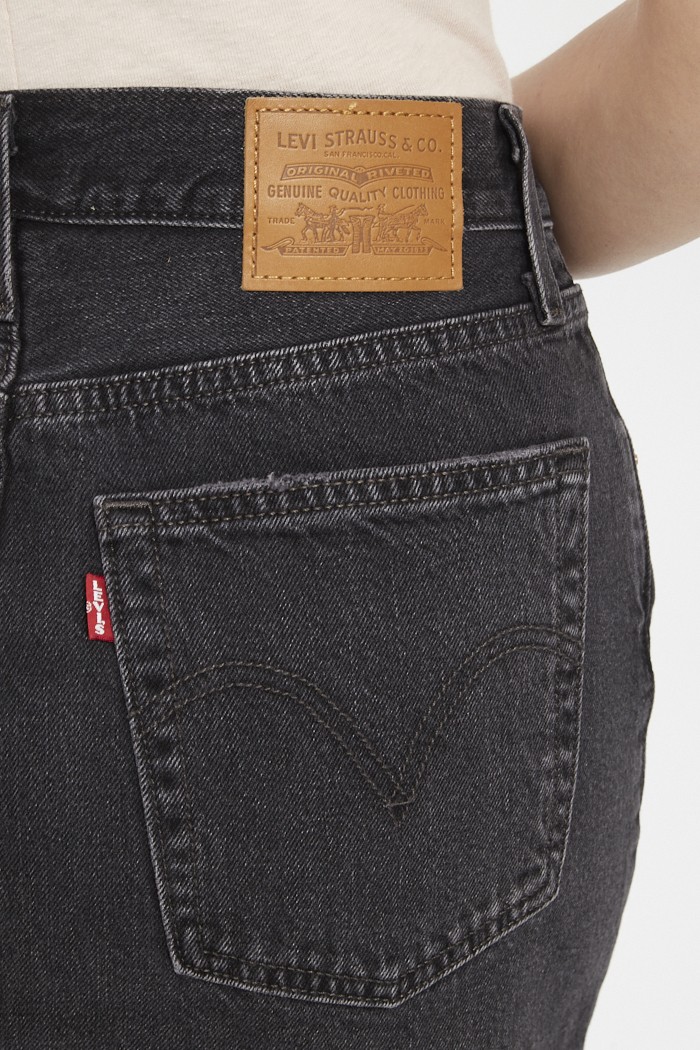 Jupe en jean outlet noir levis